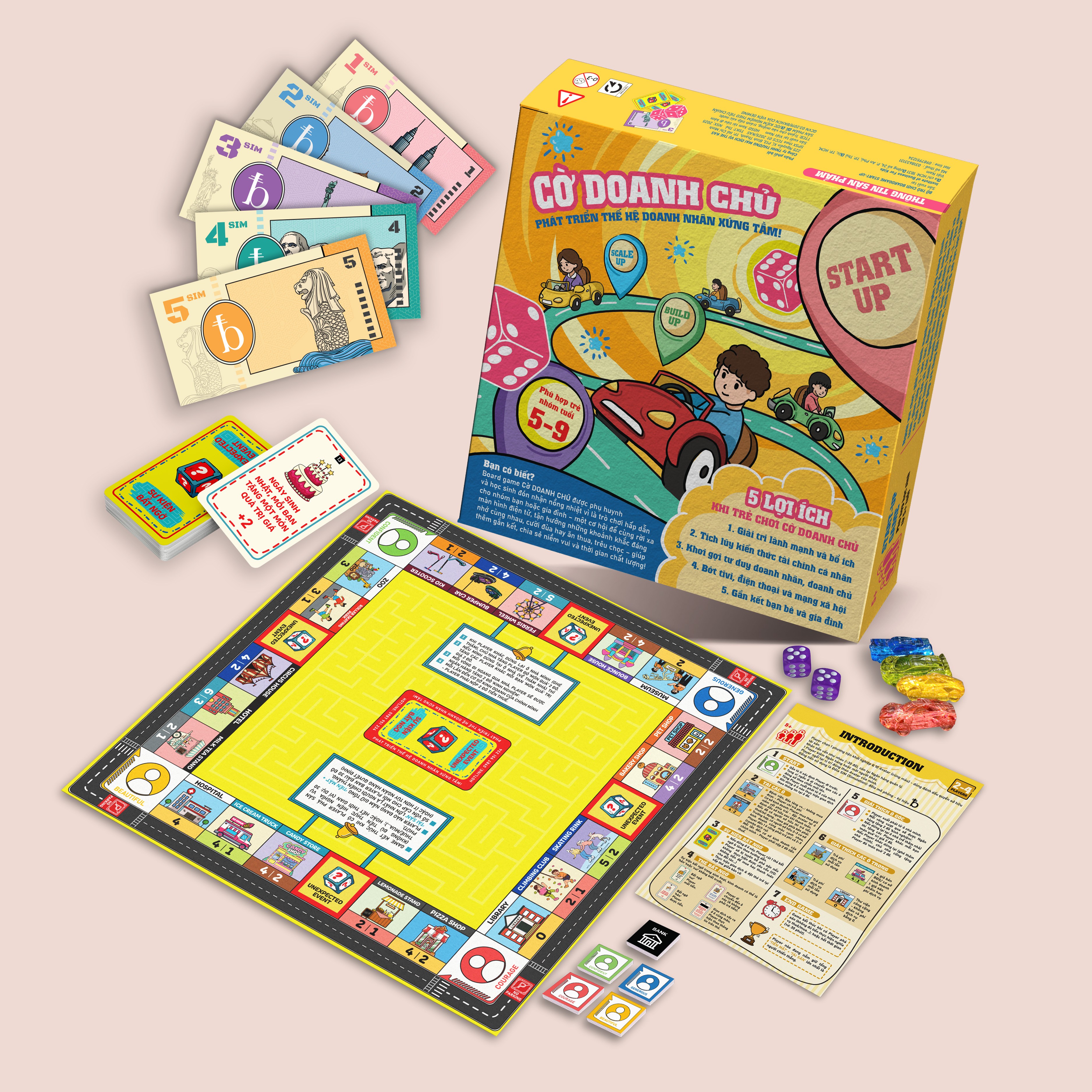 Cờ DOANH CHỦ (Start-up, 5-9 tuổi)